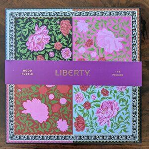 Galison mini wood puzzle by Liberty Fabric, 144 pieces